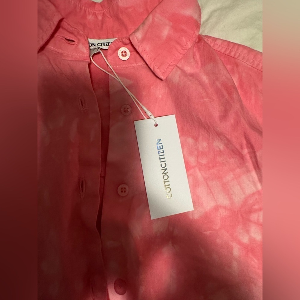 Cotton Citizen Cropped Button Down - Picture 2 of 6